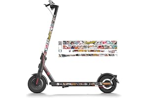 STYLISH SCOOTERS Vinilo personalizado para Patinete Eléctrico Xiaomi 4 Lite 2024 | Modelo StickerBomb Lite |