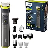 Rifinitore All-in-One Philips serie 7000, Multigroom 14 in 1 per viso, testa e corpo, 21 impostazioni di lunghezza (0,5-16 mm