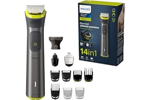 Philips Multigroom Series 7000, All-in-One-Trimmer, 14-in-1 Barttrimmer und Haarschneider für Gesicht, Kopf und Körper - ein 