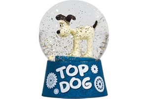 Half Moon Bay Gromit Snow Globe | Wallace And Gromit Merchandise | Christmas Snow Globe | Wallace And Gromit Gifts | Gromit Snow Globes For Children | Christmas Decor & Xmas Decorations | Funny Gifts