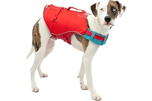 Kurgo Surf N Turf(TM) kamizelka ratunkowa dla psa, czerwona, M