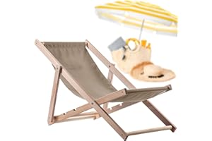 KADAX Leżak plażowy, z drewna bukowego, drewniane składane krzesło plażowe, składany leżak na plażę, drewniany, nośność do 120 kg (kolor cappuccino)