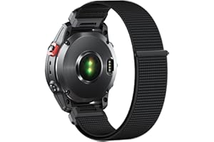 NotoCity Nylonowy pasek z rzepem 20 mm do zegarka Garmin Fenix 5s Fenix 6s Fenix 7s, Quick Fit Soft pasek do Fenix 5S Plus, Fenix 6S Pro, Instinct 2S, Descent Mk2S