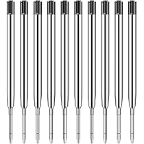 30 Stück Kugelschreiber Minen Set - 1,0mm G2 Format In Schwarz Und Blau