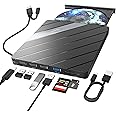 Alxum External CD Drive - Type-C USB 3.0 Portable DVD/CD RW ROM Burner ...