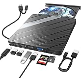 ORICO External DVD CD Drive USB 3.0 Type-C CD Burner Portable CD/DVD ...