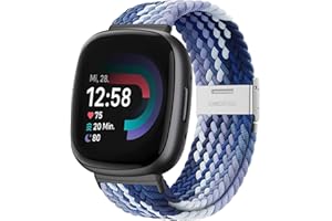 YASPARK Cinturino Compatibile con Fitbit Versa 3, Cinturino in Elastici Nylon Cinturinio per Fitbit Versa 3, Fitbit Versa 4, Fitbit Sense 2, Fitbit Sense