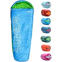 meteor Premium Kinder-Schlafsack Sommer Ultraleicht Kinder Hüttenschlafsack Komfortbel Jugendliche Camping Deckenschlafsack O