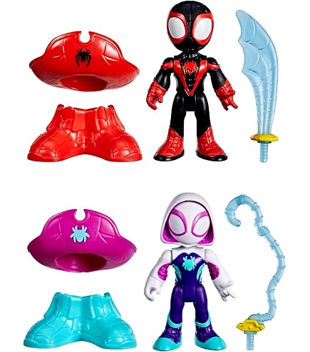Hasbro Marvel Spidey Et Ses Amis Fantastiques - Supersized Ghost Spider 22,5 Cm, Figurine Articulée Pour Enfants Dès 3 Ans