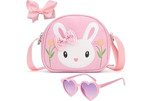 RSXING Girls Handbag Rabbit Bags Little Girl Bunny Purse Kids Shoulder Crossbody Bag Toys Birthday Gifts Bags for Kids