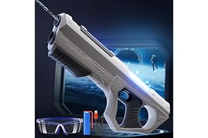 SKIRFY Pistola ad acqua elettrica per adulti bambini aspirazione automatica acqua per esterni spiaggia giochi feste