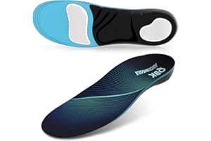 Plantare per Spina Calcaneare, QBK Fascite Plantare Uomo, Previeni l'Arco Plantare Alto, i Piedi Piatti, la Fascite Plantare, le Gambe ad O e a X, adatto sia per Uomo che per Donna M