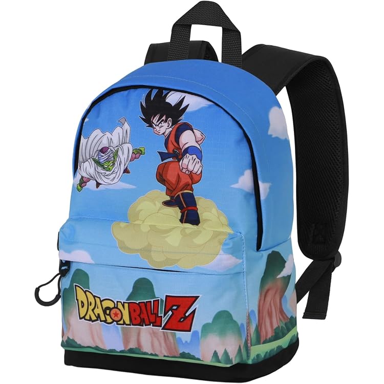 Sac à Dos Dragon Ball Z 4 Pièces - Ensemble Scolaire Goku Avec Boîte à Lunch Et Gourde