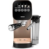 Karaca MyCaffe Barista S20 Entegre S&uuml;t Hazneli Otomatik Espresso ve Latte Makinesi Amber 900 ml 1360W