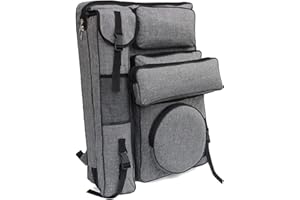 ITODA A2 Artist Portfolio Case - Multifunctional Art Carry Backpack With Handle, Portable Painting and Drawboard Bag, Waterproof Sketchpad Storage for Art Supplies