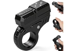MECHANIKER Fidget Gun Spielzeug für Kinder und Erwachsene, 3D-gedruckte magnetische Fidget Slider Ring Pistole, Plastik-Schreibtischspielzeug zum Stressabbau, Geburtstagsgeschenke für Büro und Klassenzimmer