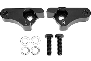 VIWEREL 2 Inch Adjustable Lowering Block Kit for Harley Davidson Touring Road Glide, Street Glide, Electra Glide, Ultra Classic and CVO Limited 2002-2023 (Black)