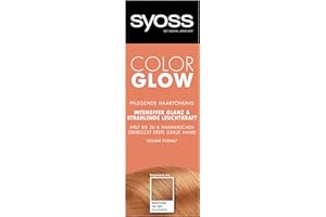 ‎SYOSS Syoss Color Glow Pflegende Haartönung Coral Gold Pantone 16-1337 (1 x 100 ml), semi-permanente Coloration für strahlende Farbintensität bis zu 8 Haarwäschen, ohne das Haar zu schädigen