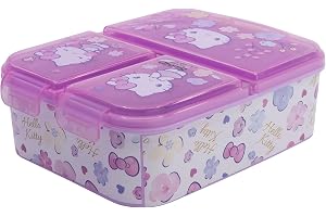 STOR Harry Potter Matlåda Barn 3 Fack 2156ml - BPA-fri Lunchbox Skola Förskola Barnmatlåda med Fack