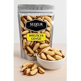 SELKUR Brezilya Cevizi 250gr Yeni B&uuml;t&uuml;n Tane(KİLİTLİ AMBALAJ, &Ccedil;İĞ,TUZSUZ)