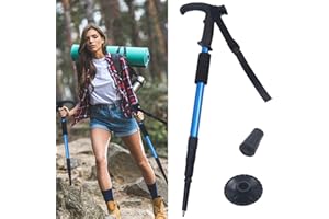 PANYI Bastoni Trekking Telescopico Bastone da Trekking di Alluminio Bastoni da Trekking Pieghevoli,Utilizzati per Viaggi All'Aperto,Escursioni in Montagna e Altri Sport