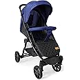 LuvLap Primo Baby Stroller/Pram with 5 Point Safety Harness, EN1888-2 Certified, Looking Window, Multi Level Recline & Adjustable footrest, Extendable Canopy, Blue