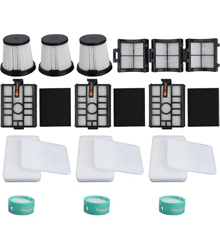 Set di 3 filtri di ricambio per aspirapolvere Shark Detect Pro senza fili IW3511, IW3120, IW1111, IW1120, accessori per aspirapolvere