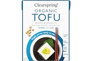 Clearspring Organic Japanese Tofu - 200g, Silken & Smooth, High Protein, Gluten Free