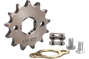 WOOSTAR Moto Piñon Delantero 428 de 13 Dientes 20mm para 50cc 70cc 90cc 110cc 125cc Dirt Pit Bike Mini Bike ATV 4 Wheeler Ciclomotor