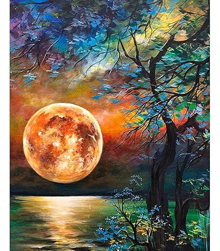 Peinture Par Numéros Adulte Tête De Mort Mexicaine (Calavera) - 40x50 Cm - Kit Complet Avec Toile Et Peintures