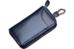 LTLSZRN Portachiavi in Pelle, Raccoglitore Chiave multifunzione,Borse universali per auto portachiavi per uomo donna,Tasche e Ganci, portafoglio portachiavi Impermeabile
