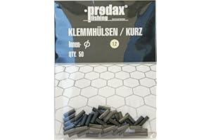 ‎PREDAX Predax Klemmhülsen - 50 Quetschhülsen für Stahlvorfächer