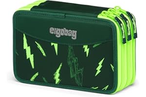 ergobag Maxi Mäppchen Set 40-Teilig, Lyra Bunt- und Filzstifte, Kleingeld Fach, Lineal, Schere