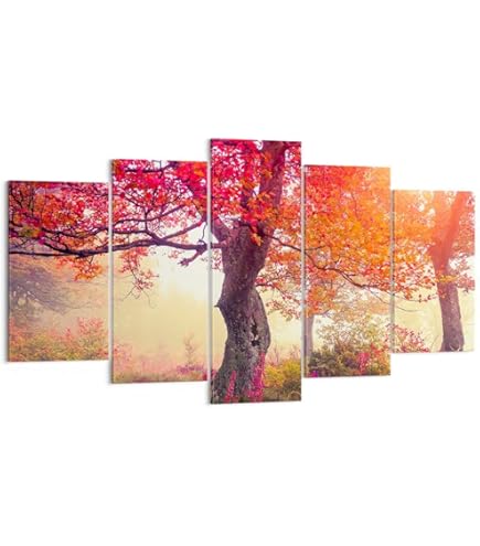 Moderne Impression Sur Toile Volcan Lac Image Tableau Decoration