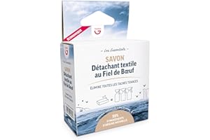 Gerlon – Savon Fiel de Bœuf 100g – Détache les Tâches mêmes Incrustées - Entrprise Familiale de la Baie de Somme – Fabriqué en France