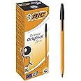 Penna 4 Colori PENNA A SFERA BIC ORANGE ORIGINAL FINE 0,8MM LINEA 0 30mm Traslucido Colore Nero 1174381