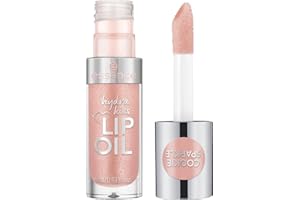 ‎ESSENCE COSMETICS essence hydra kiss LIP OIL, Lipgloss, Nr. 09, Nude, feuchtigkeitsspendend, pflegend, mit Ölen, glänzend, vegan, ohne Parabene, ohne Mikroplastikpartikel, Nanopartikel frei, 1er Pack (4ml)