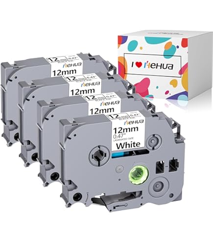 3 Nastri Brother P-Touch TZe-231 12mm - Etichette Laminati Bianche Per Stampanti - Foto 6