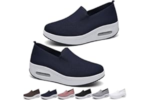 CLYQUE Orthopedic Sneaker for Women, Scarpe Donna Orthopedic Sneaker, Scarpe Traspiranti e Casual con Cuscino d'Aria Scarpe Ortopediche Antiscivolo per Cuscino d'Aria Scarpe da Passeggio Slip-on