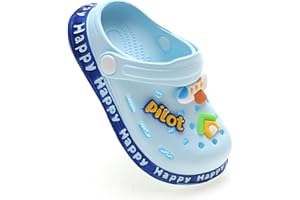 AYUEBO Zuecos para Niños Zuecos Unisex Niños Sandalias de Playa Respirable Antideslizante Piscina Jardín Zapatos Sandalias Ligeras Abierta de Verano Chanclas