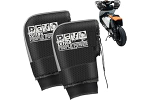 LEVABE Guantes para Manillar de Moto | Manguitos Impermeables para Manillar de Motocicleta | Guantes universales para Manillar de Moto de Nieve, Guantes térmicos de Invierno para Moto, Scooter