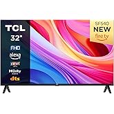 TCL 32SF540K 32-inch FHD Smart Television - HDR & HLG-Dolby Audio-DTS Virtual X/DTS-HD-Metal Bezel-less-Dual-band Wifi 5-with