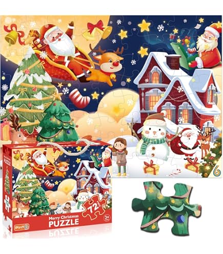 Dodo Puzzle Für Kinder Ab 4 Jahren – 60 Teile, Jahreszeiten-Motive, 32x22,9 Cm, Aus Karton, Lernspielzeug Für Jungen & Mädchen