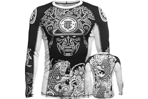 Hardcore Training Rash Guard Men's Chemise de Compression Homme MMA BJJ Fitness Arts Martiaux No Gi Grappling Boxe