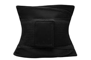 BODYPLUS Waist Trainer Corset - Neoprene Waist Trimmer Belt for Hot Sweat, Exercise, Weight Loss, Body Shaper and Tummy Control - Adjustable Waist Cincher Body Shaper Fat Burner Slimming Belt Women and Men