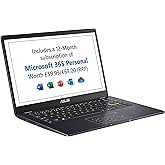 ASUS Vivobook 14 E410KA 14" Full HD Laptop with Microsoft Office 365 (Intel Celeron N4500, 4GB RAM, 128GB eMMC, Windows 11 S 