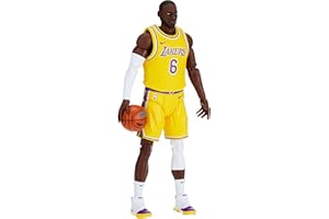 Hasbro Starting Lineup NBA Series 1 Lebron James 6" Action Figure with Exclusive Panini Sports Trading Card Basketball F8179 Authentic