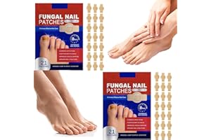 EIHI 42 Pezzi Fungal Nail Patches,Per Trattamento Fungine delle Unghie,Riparazione delle Unghie dei Piedi, Trattamento Antifungino per Unghie,Delicato e Idratante,Unisex（B）
