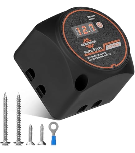 AULESSE Relè Sensibile Alla Tensione, VSR 12V 140A Automatico Isolatore Intelligente A Doppia - Foto 8