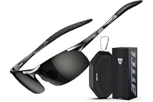 ATTCL Polarised Sunglasses Mens Sports: UV400 Protection Anti Glare Wrap Around Lightweight Cycling Running Golf Driving